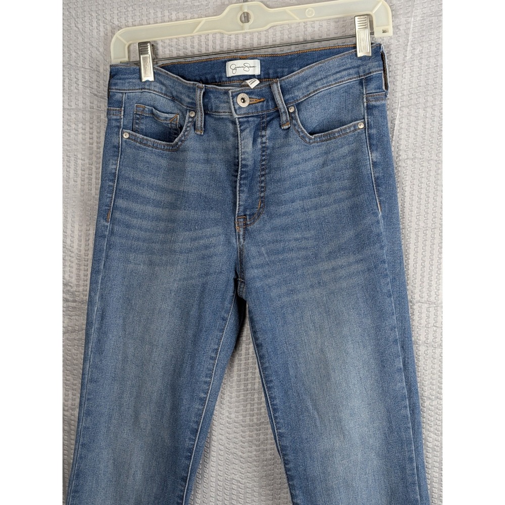 Jessica‎ Simpson Jeans Womens 4/27 Blue Mid Rise Bootcut Stretch Denim Pants